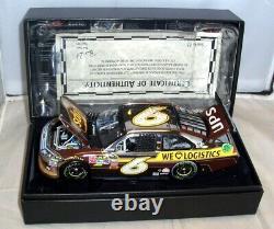 124 2011 Action Rcca White Gold Elite 6 Ups Daytona Win David Ragan Autographed