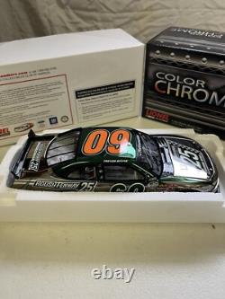 124 Action 2012 #60 Roush Fenway 25th Ann Trevor Bayne Color Chrome Autographed