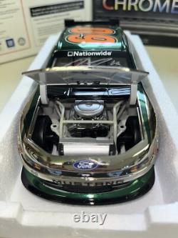 124 Action 2012 #60 Roush Fenway 25th Ann Trevor Bayne Color Chrome Autographed
