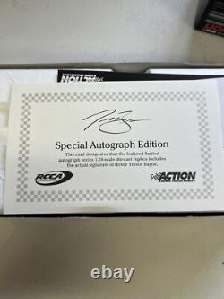 124 Action 2012 #60 Roush Fenway 25th Ann Trevor Bayne Color Chrome Autographed