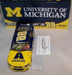 124 Action 2016 #88 University Of Michigan Dale Earnhardt Jr Autographed #19