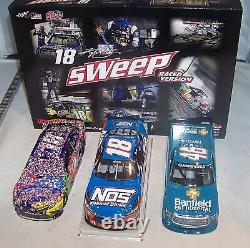 124 Action 2017 #18 M&m Caramel Kyle Busch Bristol Sweep 3 Car Set Raced Win