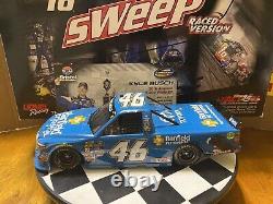 124 Action 2017 #18 M&m Caramel Kyle Busch Bristol Sweep 3 Car Set Raced Win