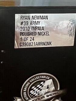 #15 OF ONLY 24! Ryan Newman #39 Army 2010 Chevy Impala ARC 124 CWC Nickel