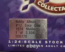 1974 #12 Bobby Allison Coca-Cola Chevy Malibu 124 Diecast Action