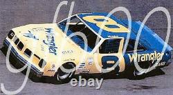 1985 Dale Earnhardt #8 Wrangler Pontiac Ventura 1/24 Custom Nascar Historic