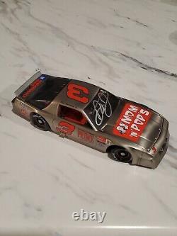 1994 Dale Earnhardt Jr SIGNED Sirloin Mom & Pops Silver LATE MODEL DIECAST 1/24