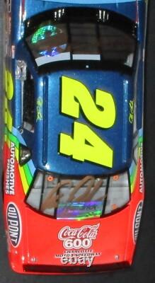 1994 JEFF GORDON #24 DUPONT CHARLOTTE WIN DUAL AUTOGRAPHED CAR#271/276 WithCOA