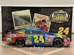 1997 Jeff Gordon DuPont Daytona 500 Win Action Elite Liquid Color NASCAR 1/24