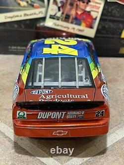1997 Jeff Gordon DuPont Daytona 500 Win Action Elite Liquid Color NASCAR 1/24