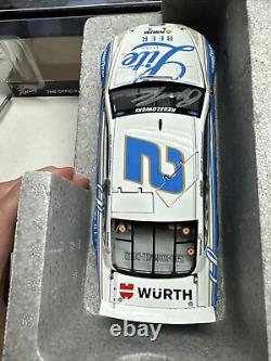 1/24 2016 Brad Keselowski Miller Lite Darlington Throwback Autographed