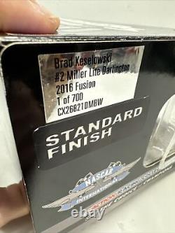 1/24 2016 Brad Keselowski Miller Lite Darlington Throwback Autographed