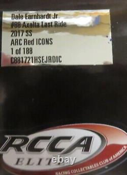 1/24 2017 Arc Red Icons Elite, #88, Axalta Last Ride, Dale Jr, #144 Of 188