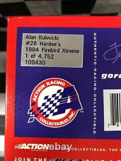 2001 Alan Kulwicki #28 HARDEE'S 1984 Firebird Xtreme 124th Scale Diecast 1/4752