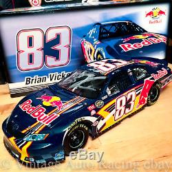 2007 Brian Vickers Signed RED BULL 1st Toyota NASCAR Team Action 1 24 Diecast