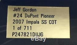 2007 Jeff Gordon Dupont Pioneer COT Corporate Exclusive car 1 of 711