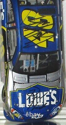 2007 Jimmie Johnson #48 Lowe's Martinsville Triple Autographed Win Car#489/1320