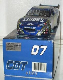 2007 Jimmie Johnson #48 Lowe's Martinsville Triple Autographed Win Car#489/1320