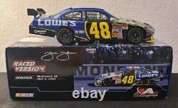 2007 Jimmie Johnson #48 Lowe's Richmond Raced Version Win 124 Diecast 1/1,320