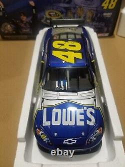 2008 JIMMIE JOHNSON #48 LOWE'S 3X NEXTEL CUP CHAMPION WithCOLLECTORS PIN 1/24