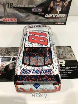 2009 #18 Kyle Busch Snickers Bristol Raced Win 360 Produced
