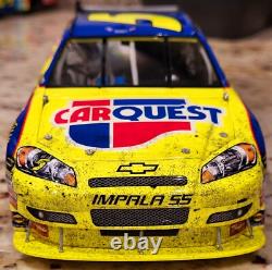 2009 #5 Mark Martin CARQUEST Chevy Impala SS Chicagoland Raced Win 124 Diecast