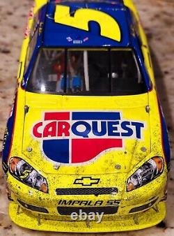 2009 #5 Mark Martin CARQUEST Chevy Impala SS Chicagoland Raced Win 124 Diecast