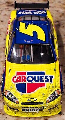 2009 #5 Mark Martin CARQUEST Chevy Impala SS Chicagoland Raced Win 124 Diecast