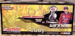 2009 #5 Mark Martin CARQUEST Chevy Impala SS Chicagoland Raced Win 124 Diecast