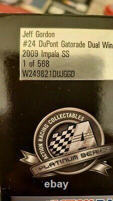 2009 Jeff Gordon #24 Dupont Gatorade Daytona Dual Race Win ARC car 1 of 568 Duel