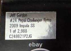 2009 Jeff Gordon Pepsi Retro Throwback Challenger ARC 124 car 1 of 2988