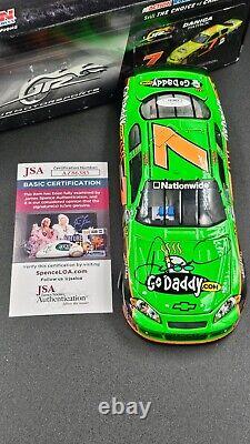 2010 DANICA PATRICK #7 GODADDY. COM ROOKIE-AUTOGRAPHED Car WithJSA COA