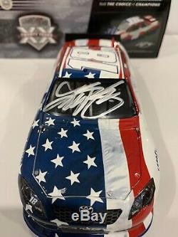 2011 #18 Kyle Busch Rowdy Red White Blue 9-11 Tribute AUTOGRAPHED