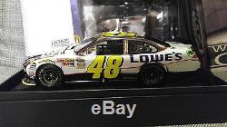 2011 Jimmie Johnson Lowes TALLADEGA Win WHITE GOLD car 2 of 25