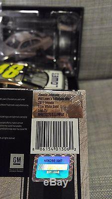 2011 Jimmie Johnson Lowes TALLADEGA Win WHITE GOLD car 2 of 25