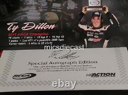 2011 Ty Dillon #41 ARCA MENARDS Champ AUTO 124 Platinum Diecast RCR 741 NIB