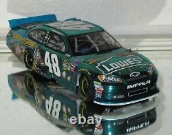 2012 JIMMIE JOHNSON #48 LOWE'S MADAGASCAR 3 AUTOGRAPHED CAR#49/348 WithJSA COA