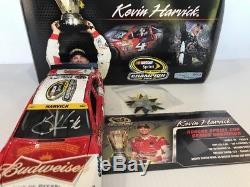 2014 #4 Kevin Harvick Budweiser Champion Autographed