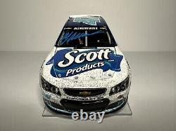 2014 AJ Allmendinger #47 Scott's Watkins Glen Win SIGNED NASCAR Diecast 124