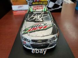 2014 Dale Earnhardt Jr Autographed #88 Diet Mtn Dew Checkers / Wreckers 124 NEW