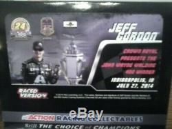2014 Jeff Gordon #24 Brickyard 400 Indy Race Version Race Win 124 Diecast Car