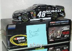 2014 Jimmie Johnson #48 Kobalt Tools Michigan Win Dual Autographed Car#321/589