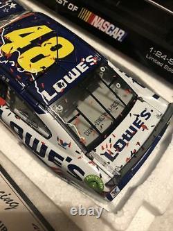 2014 Jimmie Johnson #48 LOWE'S NASCAR SALUTES CHARLOTTE WIN 1/24 car#261/553 WOW
