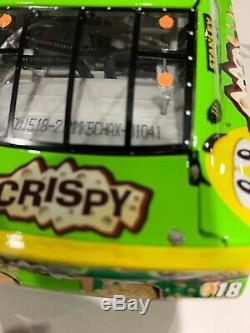 2015 #18 Kyle Busch Green Crispy M&Ms Cup Champion Autographed