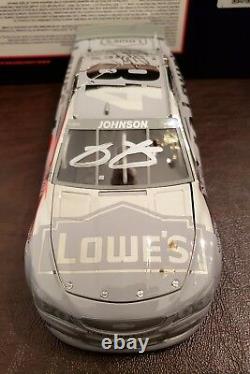 2015 Jimmie Johnson #48 Autographed Chrome Lowe's 75th Texas Win Raced Version