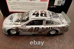 2015 Jimmie Johnson #48 Autographed Chrome Lowe's 75th Texas Win Raced Version
