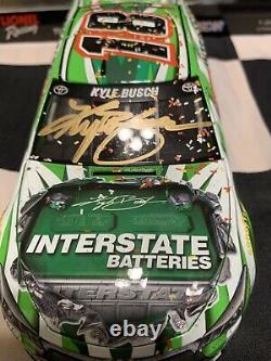 2015 Kyle Busch Autographed #18 Interstate Batteries New Hampshire Win 1/24