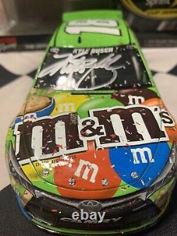 2015 Kyle Busch Autographed #18 M&Ms Crispy Sonoma Raced Win 1/24