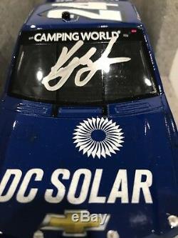 2016 Kyle Larson #24 DC SOLAR Eldora Dirt Truck Race Win autographed