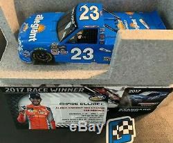 2017 Chase Elliott 1/24 Allegiant Truck Martinsville Win Raced Version Action